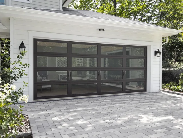 North Branford Garage Door Repair design specialist presenting custom garage door options to North Branford homeowner