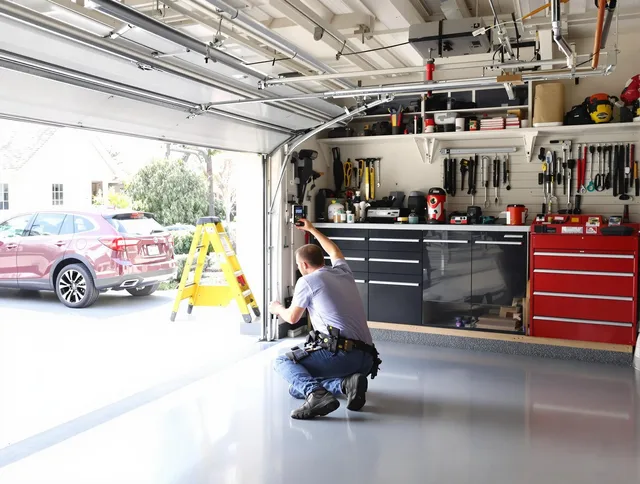 Local garage door repair service by North Branford Garage Door Repair in North Branford
