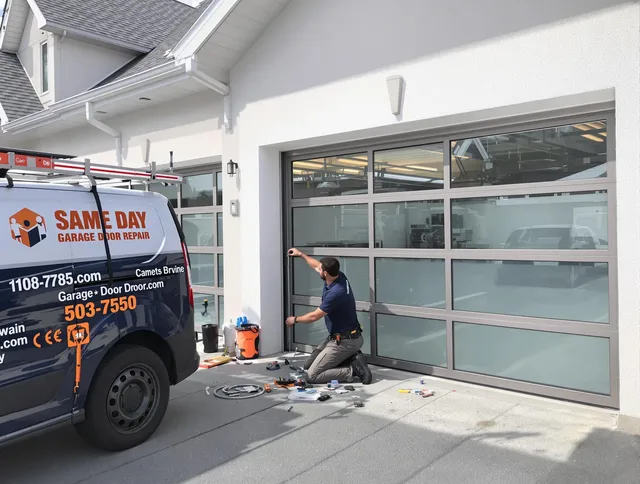 Same-day garage door repair service by North Branford Garage Door Repair in North Branford